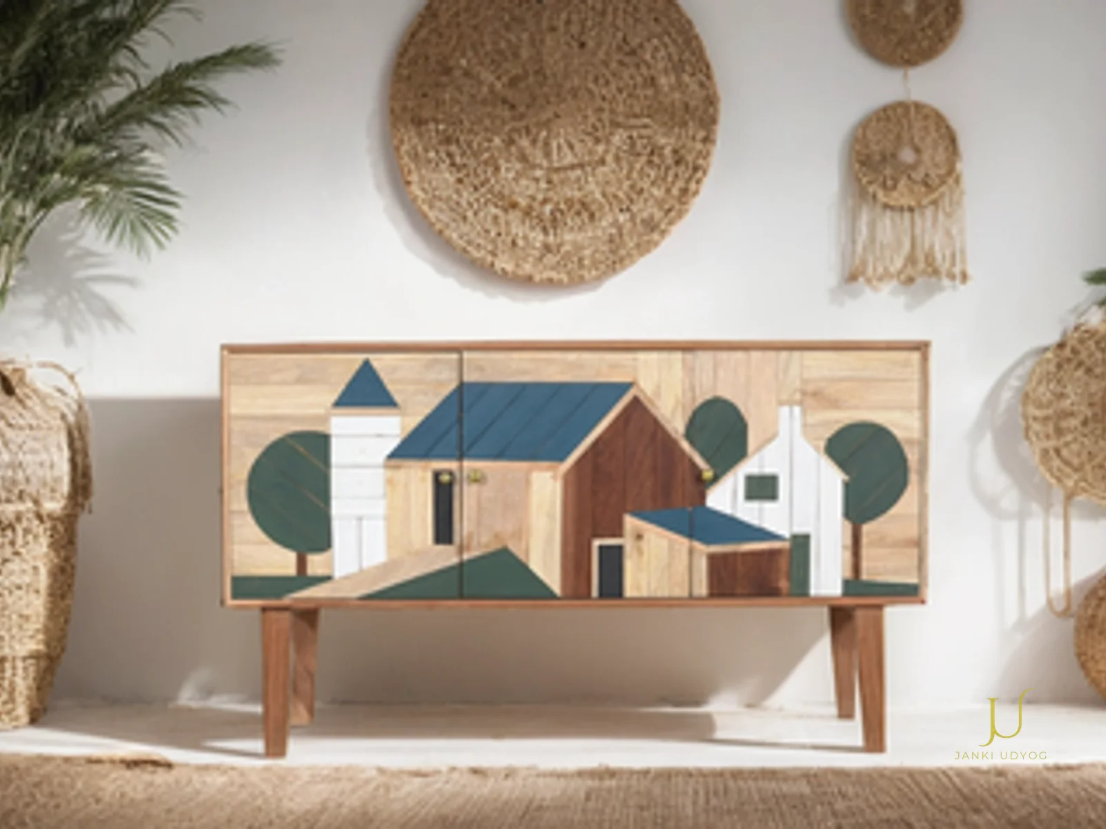 Sleeper Wood Bench